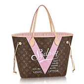 Сумка Louis Vuitton M41615 Neverfull MM Sydney Shoulder Bag Monogram Canvas "Brown"
