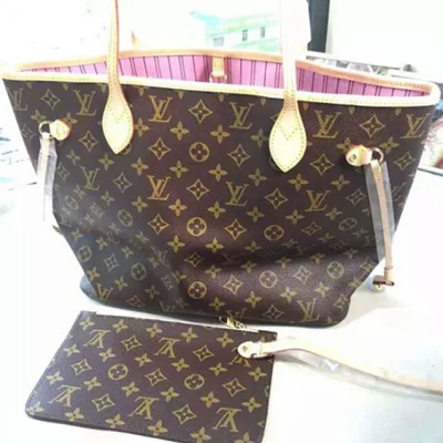 Сумка Louis Vuitton M41615 Neverfull MM Sydney Shoulder Bag Monogram Canvas "Brown" фото № 5