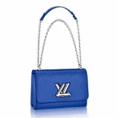 Сумка Louis Vuitton M41872 Twist MM Shoulder Bag Epi Leather "Navy Blue"