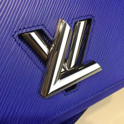 Сумка Louis Vuitton M41872 Twist MM Shoulder Bag Epi Leather "Navy Blue" фото № 6