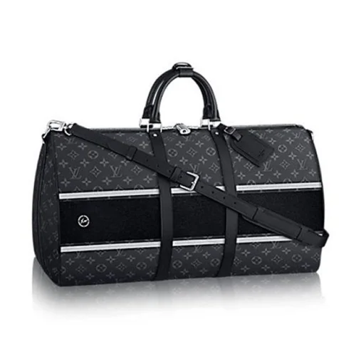 Сумка Louis Vuitton M43413 Keepall 45 Bandouliere Duffel Bag Monogram Eclipse Canvas "Black"