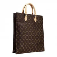 Сумка Louis Vuitton M51140 Sac Plat Tote Bag Monogram Canvas "Brown"