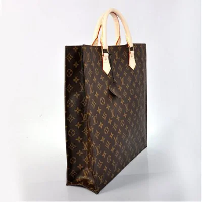 Сумка Louis Vuitton M51140 Sac Plat Tote Bag Monogram Canvas "Brown" фото № 3