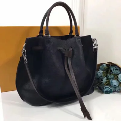 Сумка Louis Vuitton M54402 Girolata Tote Bag Mahina Leather "Black" фото № 3