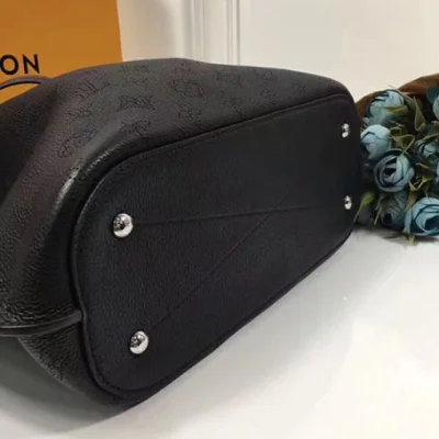 Сумка Louis Vuitton M54402 Girolata Tote Bag Mahina Leather "Black" фото № 5