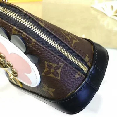 Сумка Louis Vuitton M61708 Nano Alma Crossbody Bag Monogram Canvas "Brown" фото № 8