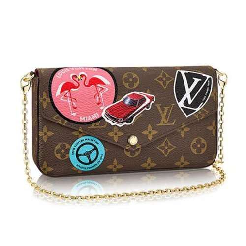 Сумка Louis Vuitton M62145 Pochette Felicie Crossbody Bag Monogram Canvas "Brown"
