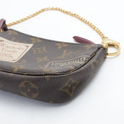Сумка Louis Vuitton M63798 Pochette Accessoires Stamp Monogram Canvas "Brown" фото № 7