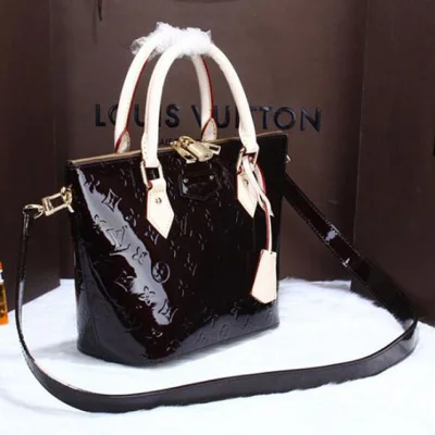 Сумка Louis Vuitton M90168 Montebello PM Tote Bag Monogram Vernis "Chocolate" фото № 3