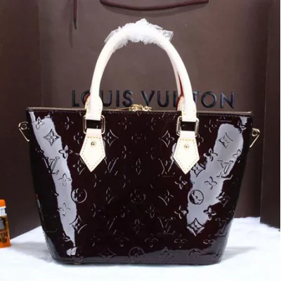 Сумка Louis Vuitton M90168 Montebello PM Tote Bag Monogram Vernis "Chocolate" фото № 4