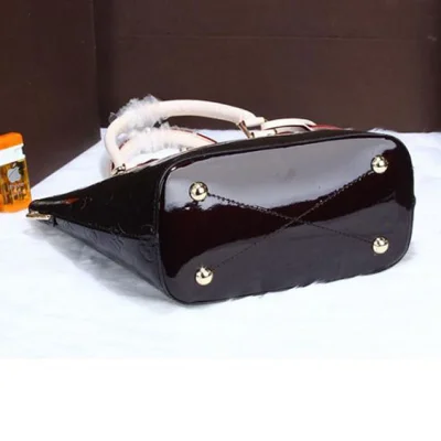 Сумка Louis Vuitton M90168 Montebello PM Tote Bag Monogram Vernis "Chocolate" фото № 5