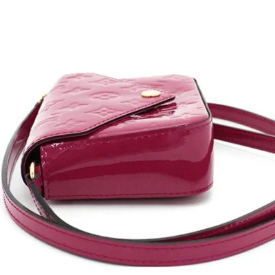 Сумка Louis Vuitton M90285 Mini Sac Lucie Crossbody Bag Monogram Vernis "Pink" фото № 4