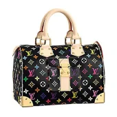 Сумка Louis Vuitton M92642 Speedy 30 Tote Bag Monogram Multicolore Canvas "Black"