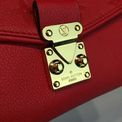 Сумка Louis Vuitton M94553 Saint-Germain BB Crossbody Bag Monogram Empreinte Leather "Red" фото № 6