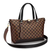Сумка Louis Vuitton N41014 Hyde Park Shoulder Bag Damier Ebene Canvas "Brown"