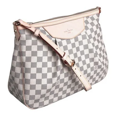 Сумка Louis Vuitton N41112 Siracusa MM Crossbody Bag Damier Azur Canvas "White" фото № 3