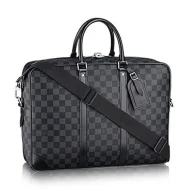 Портфель Louis Vuitton N41123 Porte-Documents Voyage GM Briefcase Damier Graphite Canvas Портфель Louis Vuitton N41123 Porte-Documents Voyage GM Briefcase Damier Graphite Canvas
