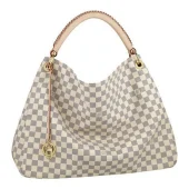 Сумка Louis Vuitton N41173 Artsy GM Hobo Bag Damier Azur Canvas "White"