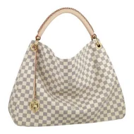 Сумка Louis Vuitton N41173 Artsy GM Hobo Bag Damier Azur Canvas "White"