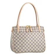 Сумка Louis Vuitton N41176 Figheri PM Shoulder Bag Damier Azur Canvas "White"
