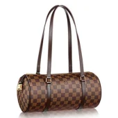 Сумка Louis Vuitton N41210 Papillon NM Shoulder Bag Damier Ebene Canvas "Brown"