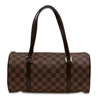 Сумка Louis Vuitton N41210 Papillon NM Shoulder Bag Damier Ebene Canvas "Brown" фото № 2