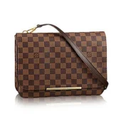 Сумка Louis Vuitton N41253 Hoxton GM Crossbody Bag Damier Ebene Canvas "Brown"