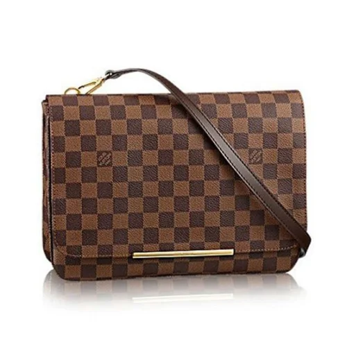 Сумка Louis Vuitton N41253 Hoxton GM Crossbody Bag Damier Ebene Canvas "Brown"