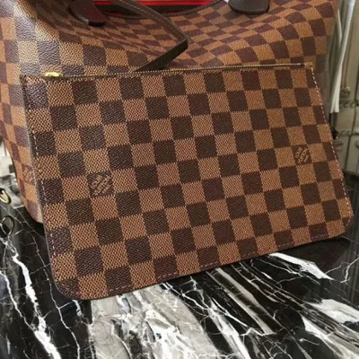 Сумка Louis Vuitton N41358 Neverfull MM Shoulder Bag Damier Ebene Canvas "Brown" фото № 5