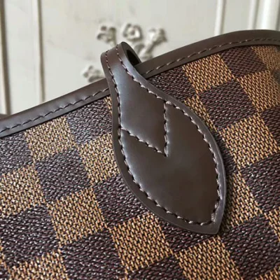 Сумка Louis Vuitton N41358 Neverfull MM Shoulder Bag Damier Ebene Canvas "Brown" фото № 6