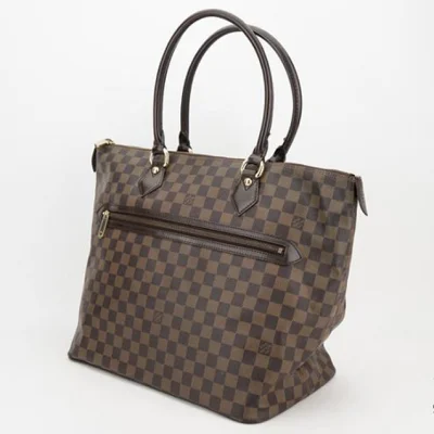 Сумка Louis Vuitton N51188 Saleya MM Tote Bag Damier Ebene Canvas "Brown" фото № 4
