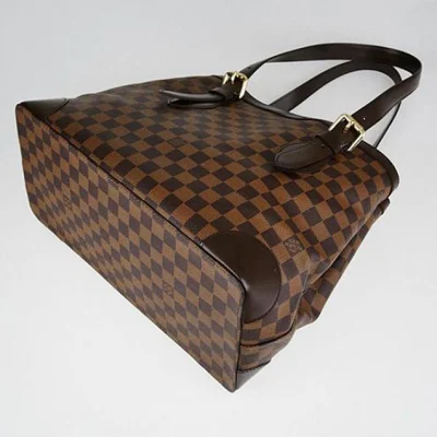 Сумка Louis Vuitton N51204 Hampstead MM Shoulder Bag Damier Ebene Canvas "Brown" фото № 3