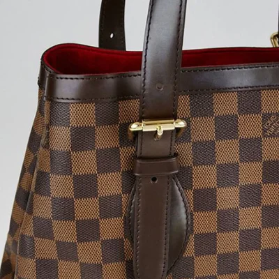 Сумка Louis Vuitton N51204 Hampstead MM Shoulder Bag Damier Ebene Canvas "Brown" фото № 5