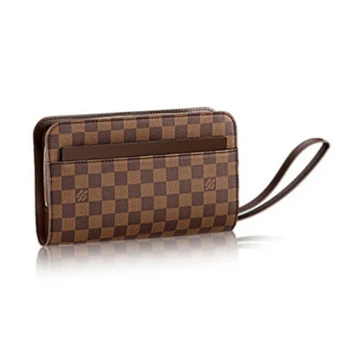 Клатч Louis Vuitton N51993 Saint Louis Clutch Damier Ebene Canvas "Brown"