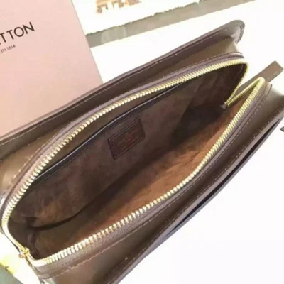 Клатч Louis Vuitton N51993 Saint Louis Clutch Damier Ebene Canvas "Brown" фото № 6