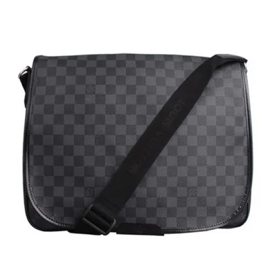 Сумка Louis Vuitton N58033 Daniel GM Messenger Bag Damier Graphite Canvas "Graphite" фото № 2