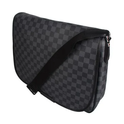 Сумка Louis Vuitton N58033 Daniel GM Messenger Bag Damier Graphite Canvas "Graphite" фото № 3