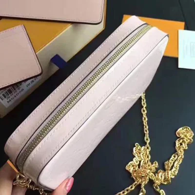 Сумка Louis Vuitton M64058 Camera Pouch Crossbody Bag Monogram Vernis "Pink" фото № 5