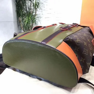 Рюкзак Louis Vuitton M53425 Christopher PM Backpack Epi Leather "Green" фото № 6