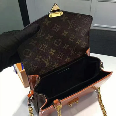 Сумка Louis Vuitton Pochette Metic Mini M54991 Epi Leather "Brown" фото № 9