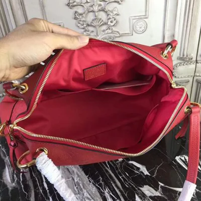 Сумка Louis Vuitton Ponthieu PM M43720 Monogram Empreinte Leather "Red" фото № 9
