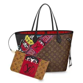 Сумка Louis Vuitton Neverfull MM M43499 Monogram Canvas "Brown"