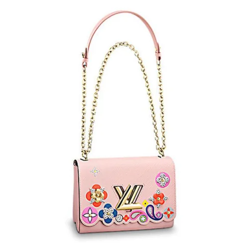 Сумка Louis Vuitton Twist MM M54858 Epi Leather "Pink"