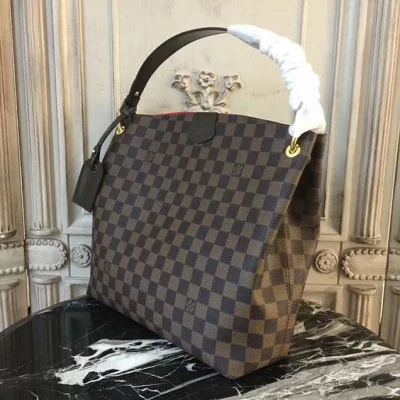 Сумка Louis Vuitton Graceful PM N44044 Damier Ebene Canvas "Brown" фото № 3
