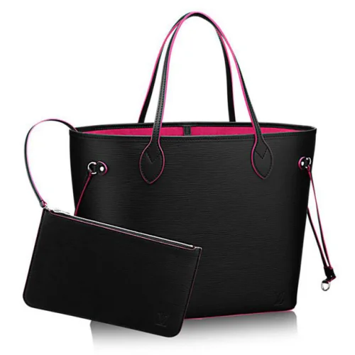 Сумка Louis Vuitton Neverfull MM M54185 Epi Leather "Black"