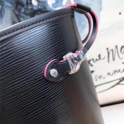 Сумка Louis Vuitton Neverfull MM M54185 Epi Leather "Black" фото № 6