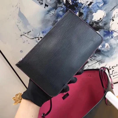 Сумка Louis Vuitton Neverfull MM M54185 Epi Leather "Black" фото № 7