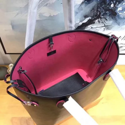 Сумка Louis Vuitton Neverfull MM M54185 Epi Leather "Black" фото № 8