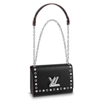 Сумка Louis Vuitton Twist MM M53520 Epi Leather "Black"