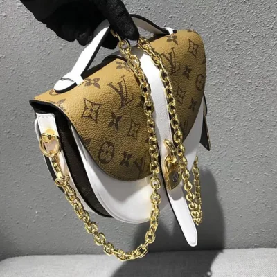 Сумка Louis Vuitton Chantilly Lock M43645 Monogram Canvas "Brown" фото № 6